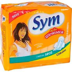 Absorvente Sym Cobertura Seca Com Abas 8 un.