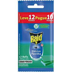 Inseticida Raid Pastilha Eucalipto Refil Leve 12 Pague 10
