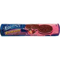 Biscoito Recheado Sabor Chocolate e Morango Visconti 125g