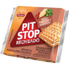 Biscoito Salgado Sabor Queijo Tomate e Manjericão Pit Stop Marilan 105,6g
