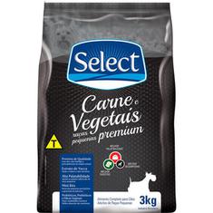 Ração para Cães Raças Pequenas Carne e Vegetais Select 3kg