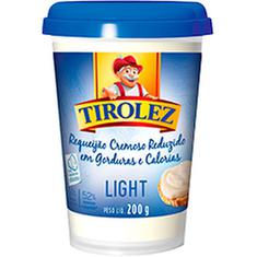 Requeijão Cremoso Light Tirolez 200g