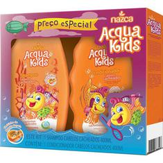 Kit Shampoo e Condicionador Infantil Acqua Kids Cacheados 250ml