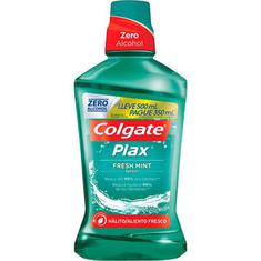 Enxaguante Bucal Fresh Mint Colgate Plax Leve 500ml Pague 350ml