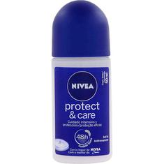 Desodorante Roll On Nivea Feminino Protect & Care 50ml