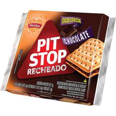 Biscoito Recheado Sabor Chocolate Pit Stop Marilan 124g