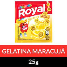 Gelatina Pó Royal Maracujá 25g