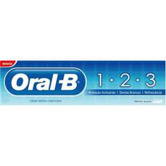 Creme Dental Oral B 1-2-3 70g