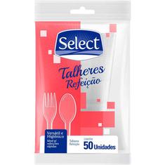 Colher Descartável Cristal Refeição 672 Select 50un