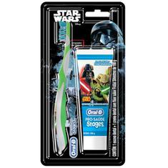 Escova Dental Oral B Stages Star Wars + Creme Dental 75ml