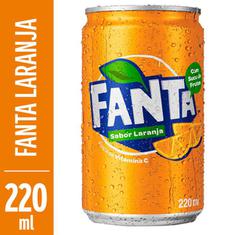 Refrigerante Sabor Laranja Fanta 220ml