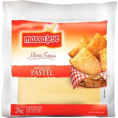 Massa de Pastel Quadrada Massa Leve 2kg