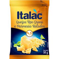 Queijo Grana e Parmesão Ralado Italac 50g