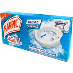 Pastilha Adesiva Acqua Marine 2 em 1 Limpa e Perfuma Harpic