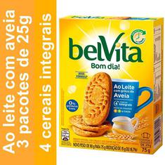 Biscoito Sabor Leite e Aveia Belvita 75g