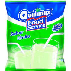 Refresco em Pó Sabor Limão Qualimax 1kg