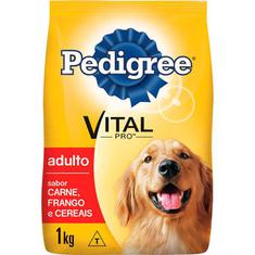 Alimento para Cães sabor Carne Frango e Cereais Pedigree 1kg