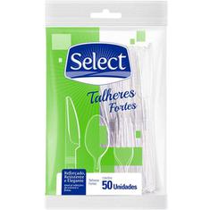 Faca Descartável Cristal Select 50un