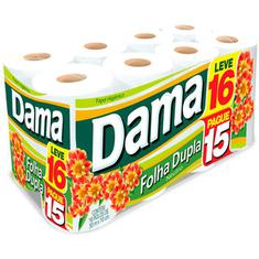 Papel Higiênico Neutro Dama Leve 16 Pague 15 unidades
