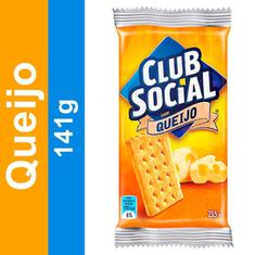 Biscoito Salgado Sabor Queijo Club Social 141g