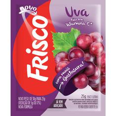 Refresco em Pó Sabor Uva Frisco 25g