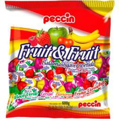 Bala Mastigável Fruit & Fruit Peccin 600g