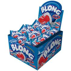 Chiclete Blong Blue Peccin 200g