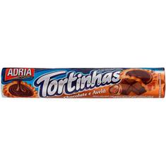 Biscoito Recheado Tortinha Sabor Chocolate com Avelã Adria 160g