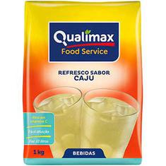 Refresco em Pó Sabor Caju Qualimax 1kg
