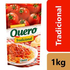 Molho de Tomate Tradicional com Pedaços Quero 1,02g