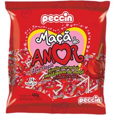 Pirulito sabor Maçã do Amor Peccin 480g