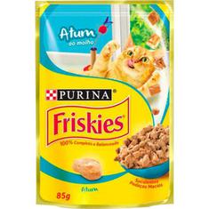 Alimento para Gatos Sabor Atum ao Molho Sachê Friskies 85g