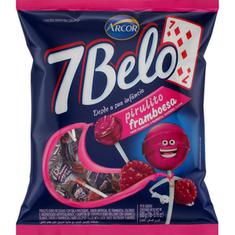 Pirulito 7 Belo Sabor Framboesa Arcor 600g