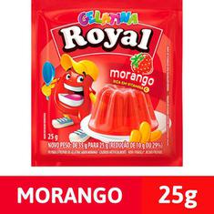 Gelatina em Pó sabor Morango Royal 25g