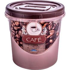 Porta Café com Tampa Rosqueável 6399 Plasútil 1,8L