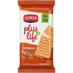 Biscoito Salgado Integral Plus Life Adria 156g