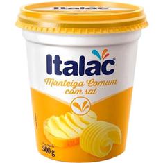 Manteiga com Sal Italac 500g