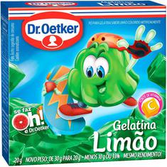 Gelatina em Pó Sabor Limão Oetker 20g