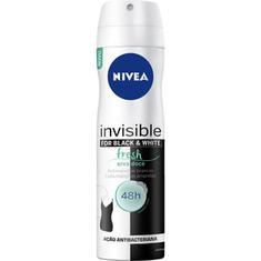 Desodorante Aerossol Black & White Fresh Feminino Nivea 89g