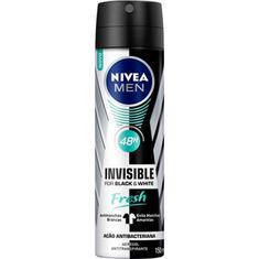 Desodorante Aerossol Black & White Fresh Masculino Nivea 89g