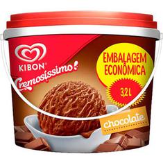 Sorvete de Chocolate Cremosíssimo Kibon 3,2L