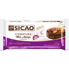 Cobertura Chocolate Meio Amargo Sicao 1,01kg