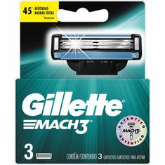 Carga para Aparelho de Barbear Mach3 Gillette 3un