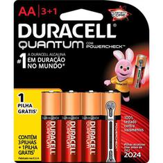 Pilha Quantum Duracell AA L4 P3