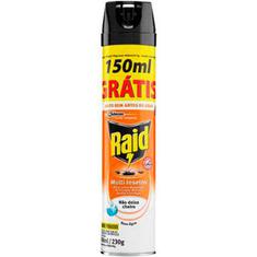 Inseticida Aerosol à Base de Água Embalagem Econômica Raid 450ml