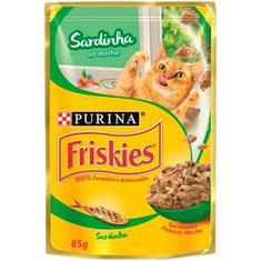 Alimento para Gato sabor Sardinha ao Molho Friskies 85g