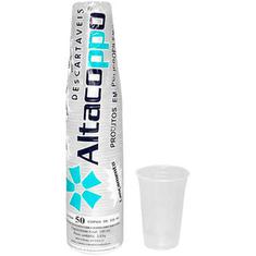 Copo Descartável Transparente Altacoppo 50un 330ml