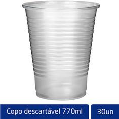 Copo Descartável Transparente Altacoppo 770ml 30un
