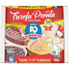 Farofa Pronta Tradicional PQ 500g