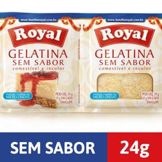 Gelatina em Pó sem Sabor Royal 24g